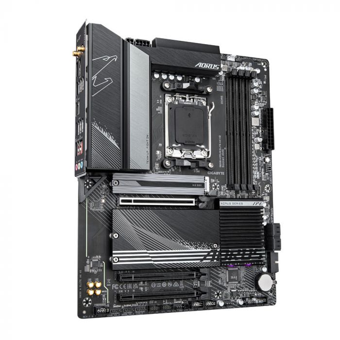 Материнська плата GIGABYTE B650 A ELITE AX V2 sAM5 B650 4xDDR5 M.2 Wi-Fi BT HDMI DP ATX