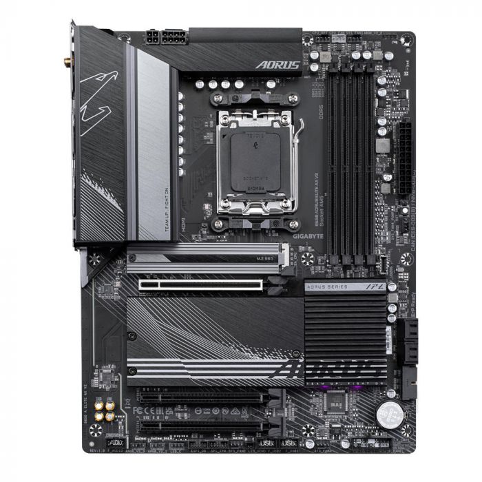 Материнська плата GIGABYTE B650 A ELITE AX V2 sAM5 B650 4xDDR5 M.2 Wi-Fi BT HDMI DP ATX