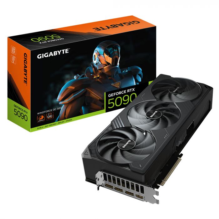 Відеокарта GIGABYTE GeForce RTX 5090 32GB GDDR7 WINDFORCE OC