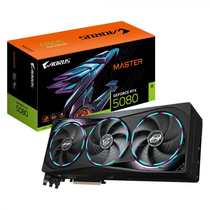 Відеокарта GIGABYTE GeForce RTX 5080 16GB GDDR7 AORUS M
