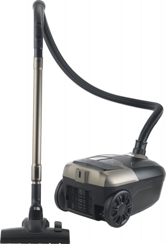 Пилосос Gorenje мішковий, 890Вт, 4л, HEPA, телескоп, LED-дисплей, турбощітка, чорний