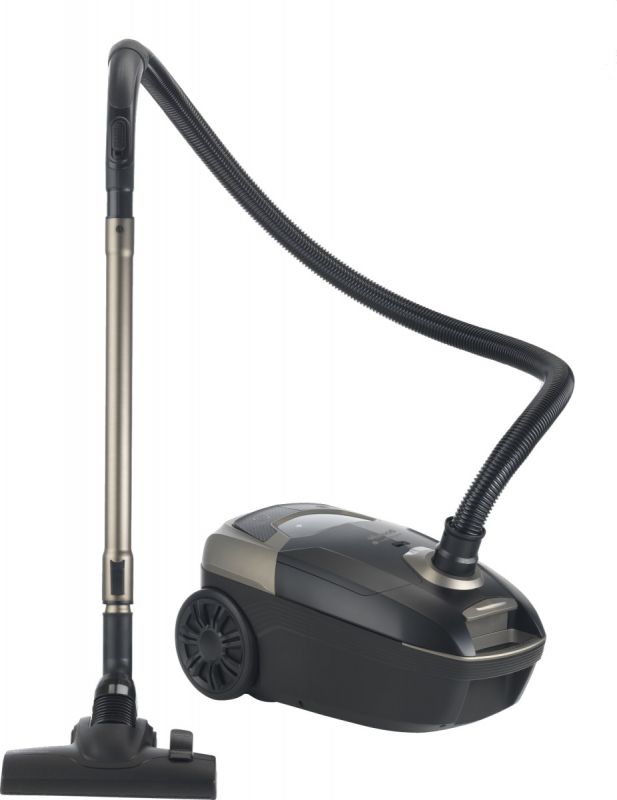 Пилосос Gorenje мішковий, 890Вт, 4л, HEPA, телескоп, LED-дисплей, турбощітка, чорний