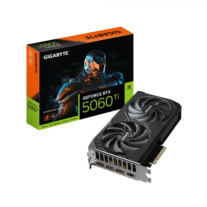 Відеокарта GIGABYTE GeForce RTX 5060 Ti 16GB GDDR7 WINDFORCE OC