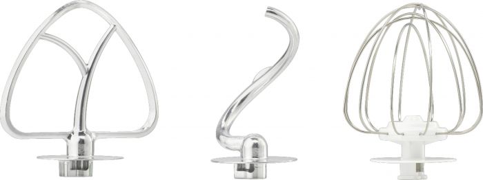 Кухонна машина Gorenje 800Вт, чаша-метал, корпус-метал, насадок-3, білий