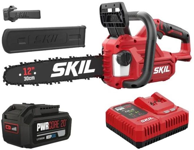 Пила ланцюгова акумуляторна SKIL 0534 CA безщіткова 20В акб 1х4А·год ЗП 30см 3.2кг