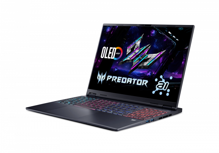 Ноутбук Acer Predator Helios Neo 16 PHN16S-71 16" OLED, Intel U9-275HX, 64GB, F1TB+1TB, NVD5070Ti-12, Win11P