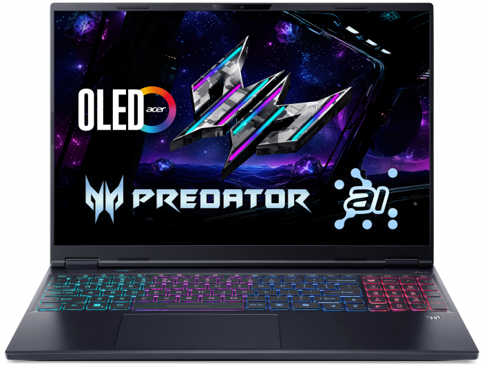 Ноутбук Acer Predator Helios Neo 16 PHN16S-71 16" OLED, Intel U9-275HX, 32GB, F1TB, NVD5070Ti-12, Win11P