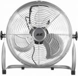 Вентилятор підлоговий 2E PowerWind 35C професійний, 35см, 65Вт, кнопки, двигун мідь 100%, срібний