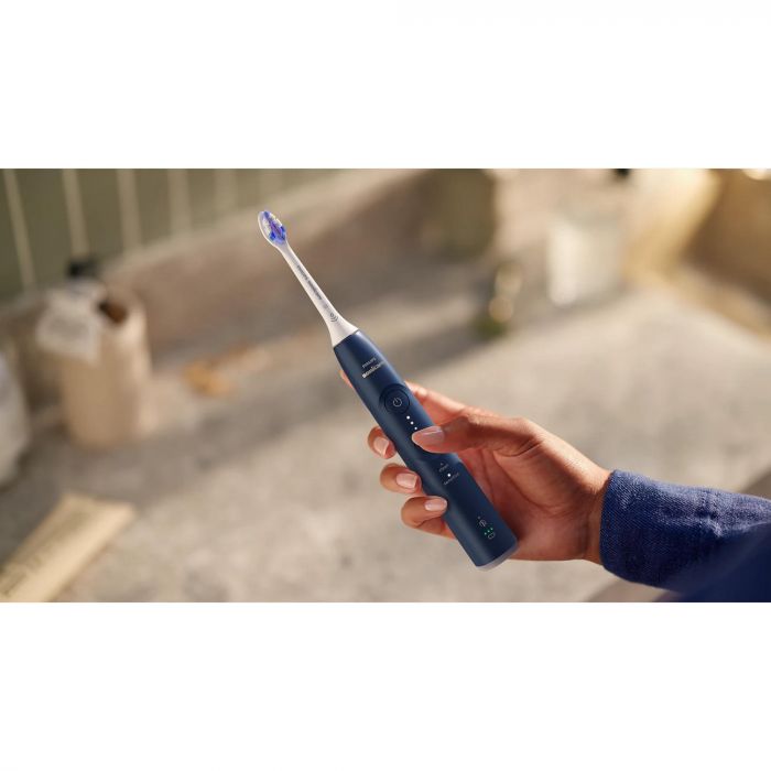 Щітка зубна електр. Philips, Sonicare 6100 Series, 62т. колив/хв, насадок-1, футляр, синій