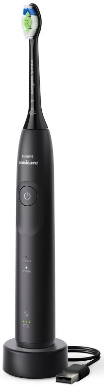 Щітка зубна електр. Philips, Sonicare 5500 Series, 62т. колив/хв, насадок-1, чорний