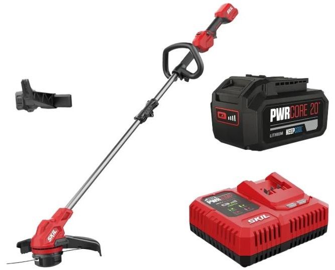 Тример садовий акумуляторний SKIL 0250 CA безщітковий 20В ліска 33см 1х4А·год