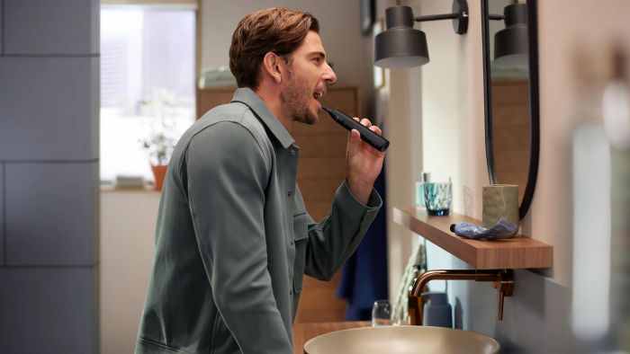 Щітка зубна електр. Philips, Sonicare 5300 Series, 62т. колив/хв, насадок-1, футляр, чорний