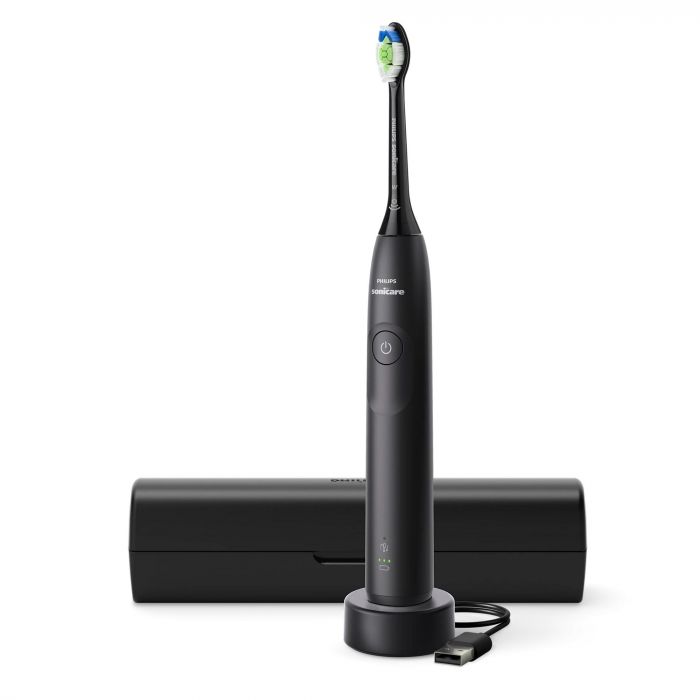 Щітка зубна електр. Philips, Sonicare 5300 Series, 62т. колив/хв, насадок-1, футляр, чорний