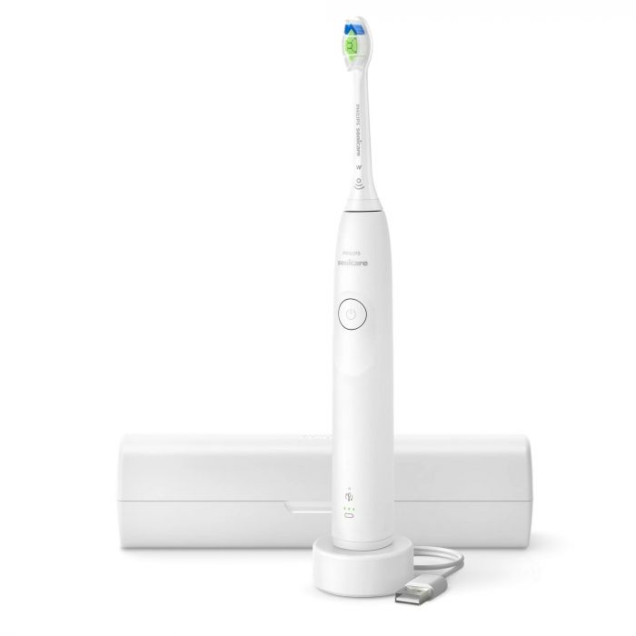 Щітка зубна електр. Philips, Sonicare 5300 Series, 62т. колив/хв, насадок-1, футляр, білий