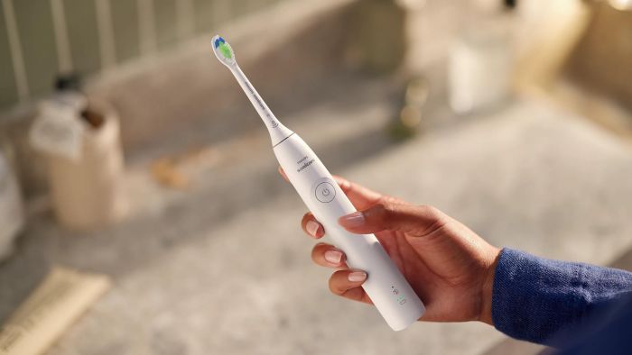 Щітка зубна електр. Philips, Sonicare 5300 Series, 62т. колив/хв, насадок-1, футляр, білий