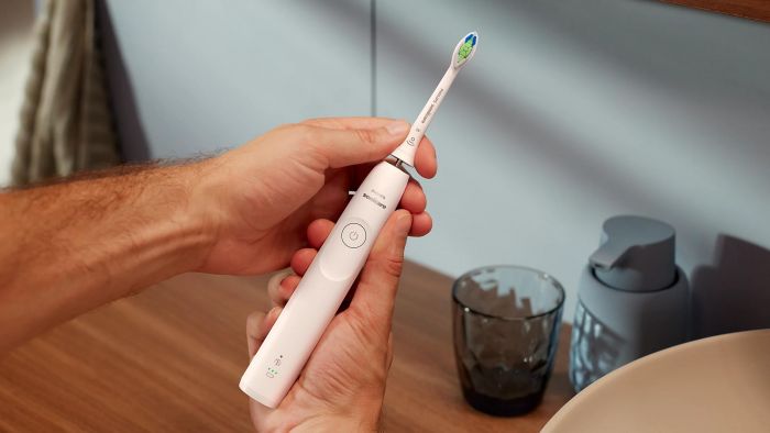Щітка зубна електр. Philips, Sonicare 5300 Series, 62т. колив/хв, насадок-1, футляр, білий