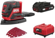 Шліфмашина вібраційна акумуляторна SKIL 3720 CC Compact безщіткова 20В акб 1х2.5А·год 151х102мм 0.7кг