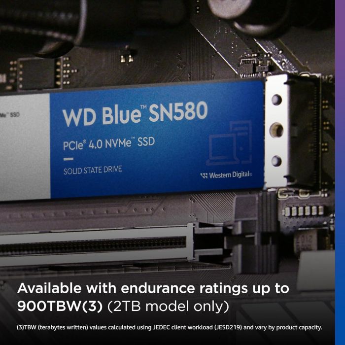 Накопичувач SSD WD M.2 2TB PCIe 4.0 Blue SN580