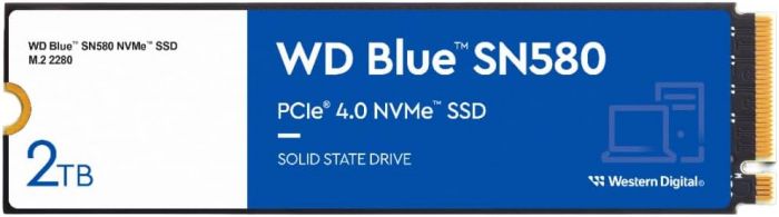 Накопичувач SSD WD M.2 2TB PCIe 4.0 Blue SN580