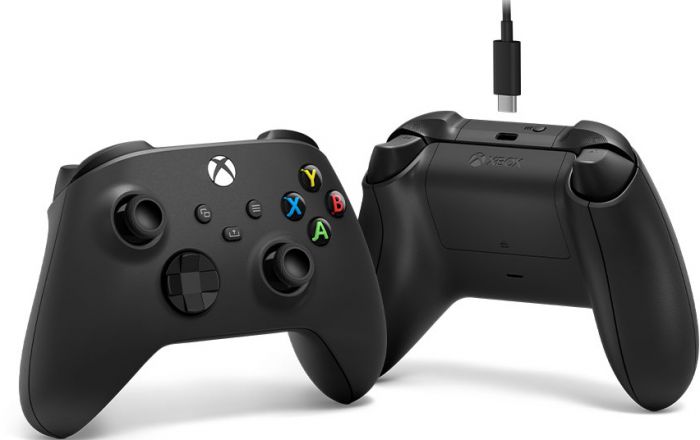 Геймпад Xbox BT, Carbon Black (USB cable)