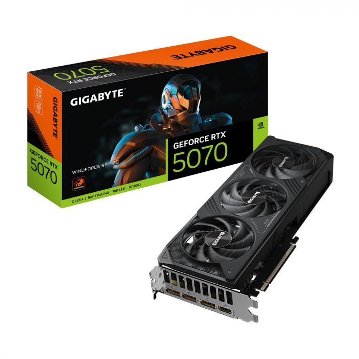 Відеокарта GIGABYTE GeForce RTX 5070 12GB GDDR7 WINDFORCE SFF