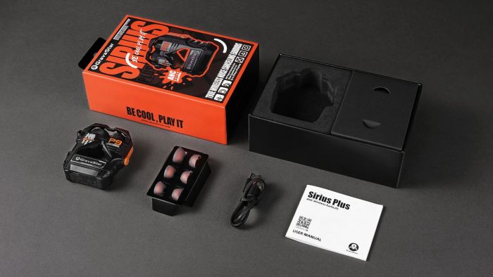 Навушники TWS Gravastar Sirius Plus, BT 5.3, чорний