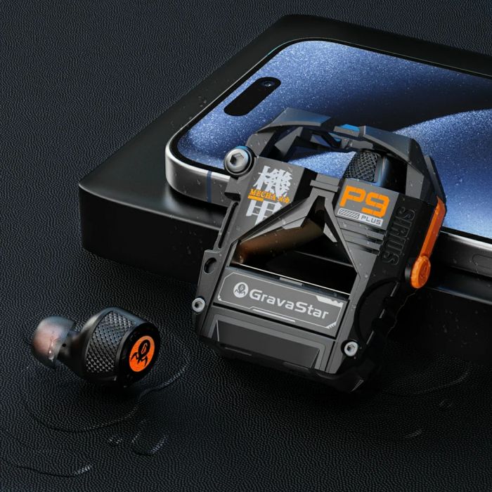 Навушники TWS Gravastar Sirius Plus, BT 5.3, чорний