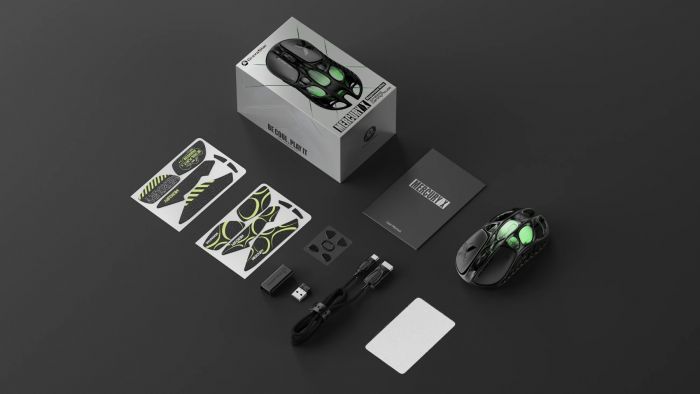 Миша GravaStar Mercury X, BT/WL/USB-A, RGB, чорний