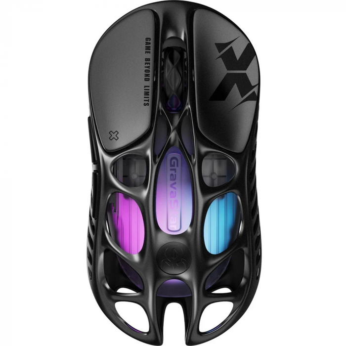 Миша GravaStar Mercury X, BT/WL/USB-A, RGB, чорний