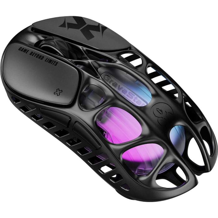 Миша GravaStar Mercury X, BT/WL/USB-A, RGB, чорний