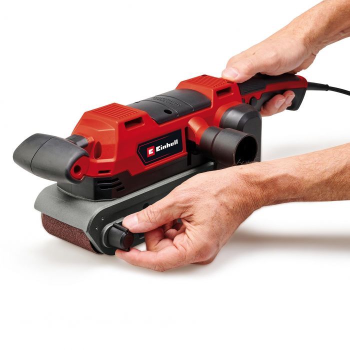 Шліфмашина стрічкова Einhell TE-BS 850 E, 850 Вт, 75х533 мм, кабель 3 м, 3.33 кг