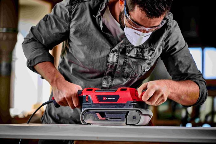 Шліфмашина стрічкова Einhell TE-BS 850 E, 850 Вт, 75х533 мм, кабель 3 м, 3.33 кг