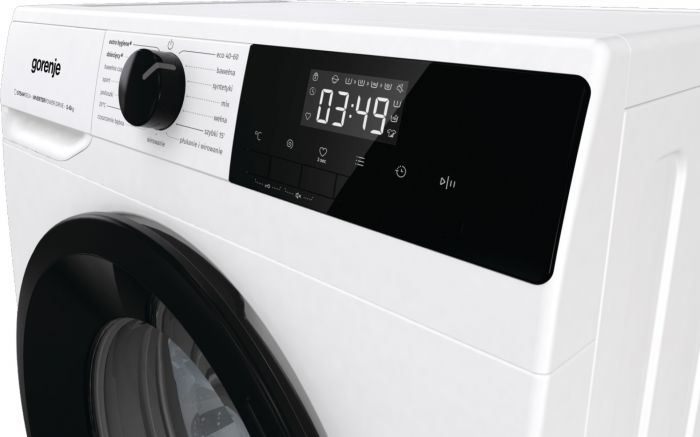 Пральна машина Gorenje W1NHPI60SCS/P фронтальна, 6кг, 1000, A+++, 43.5см, дисплей, пар, інвертор, білий