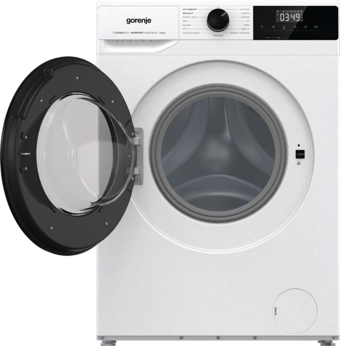 Пральна машина Gorenje W1NHPI60SCS/P фронтальна, 6кг, 1000, A+++, 43.5см, дисплей, пар, інвертор, білий