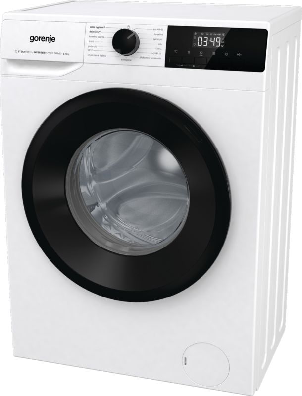 Пральна машина Gorenje W1NHPI60SCS/P фронтальна, 6кг, 1000, A+++, 43.5см, дисплей, пар, інвертор, білий