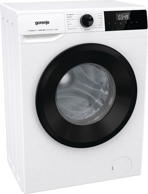 Пральна машина Gorenje W1NHPI60SCS/P фронтальна, 6кг, 1000, A+++, 43.5см, дисплей, пар, інвертор, білий
