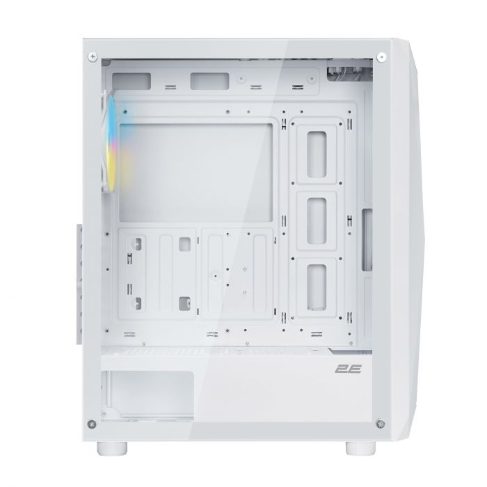 Корпус 2E GAMING Aruba G3313W, без БЖ 1xUSB3.0, 2xUSB2.0, 5x120мм ARGB, VGA 330мм, LCS ready, HUB, TG Side Panel, ATX, білий
