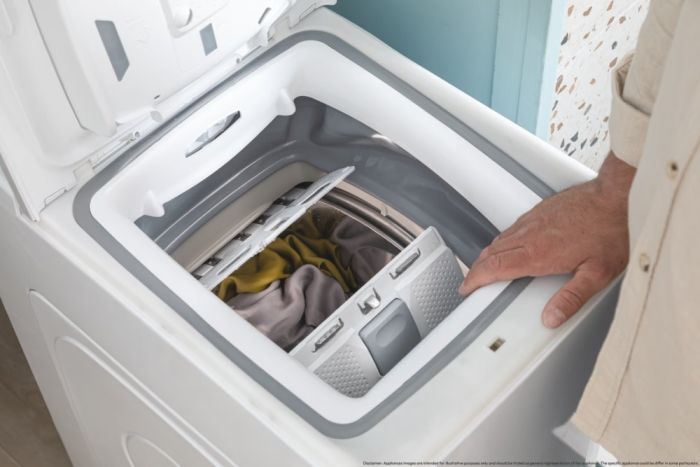 Пральна машина Candy вертикальна, 6кг, 1200, A+++, 60см, дисплей, інвертор, білий