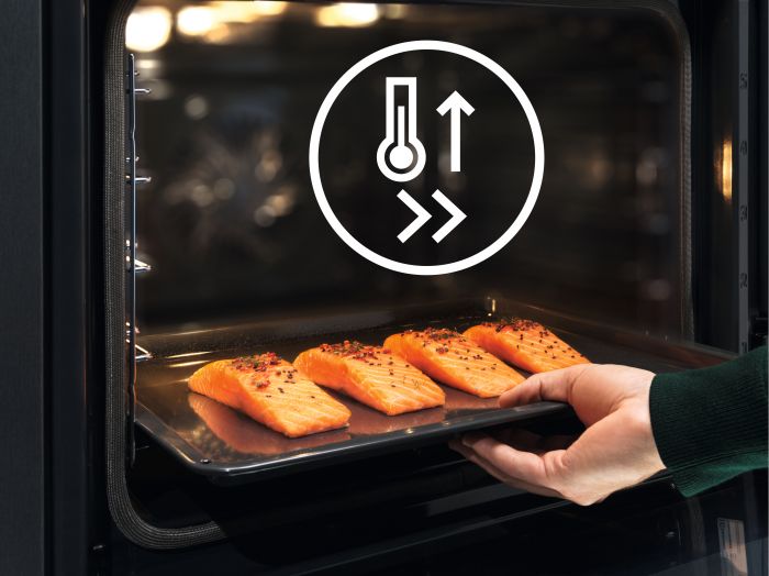 Духова шафа Electrolux електрична, 72л, A++, дисплей, конвекція, піроліз, телескопічні напрямні, чорний