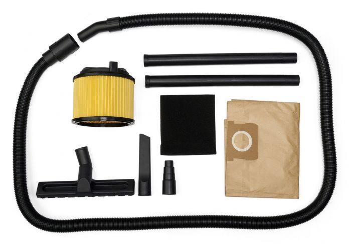 Пилосос професійний Einhell TC-VC 1825 А, 1250 Вт, пластик 25 л, 180 мбар, шланг 2.5 м, кабель 3 м, розетка 2.2 кВт, 4.2 кг