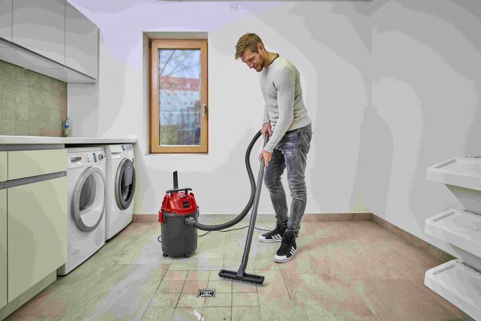 Пилосос професійний Einhell TC-VC 1820, 1250 Вт, пластик 20 л, 180 мбар, шланг 1.5 м, кабель 3 м, 3.6 кг