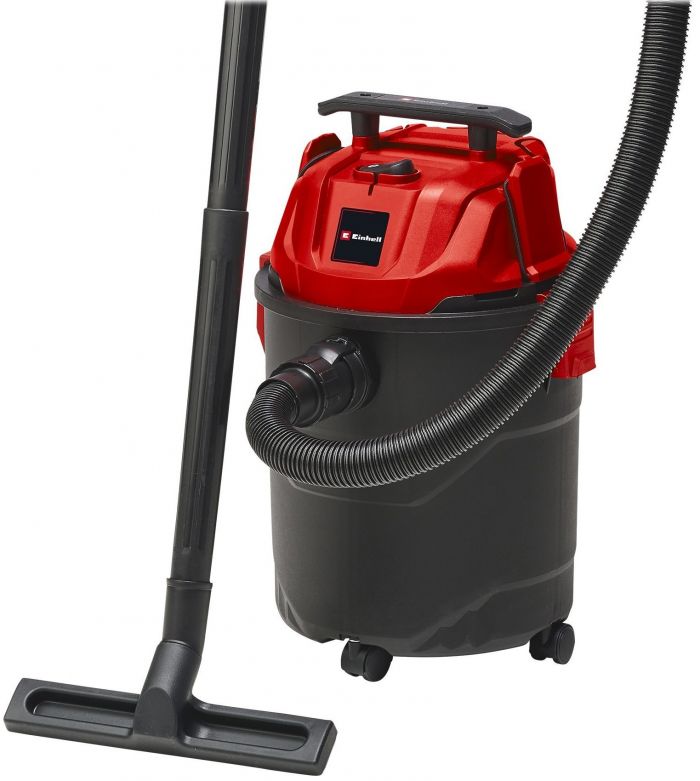 Пилосос професійний Einhell TC-VC 1820, 1250 Вт, пластик 20 л, 180 мбар, шланг 1.5 м, кабель 3 м, 3.6 кг