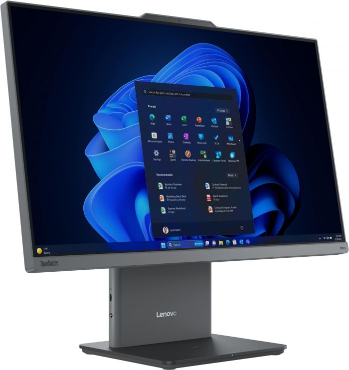 Комп'ютер персональний моноблок Lenovo ThinkCentre neo 50a 24-G5 23.8" FHD IPS AG, Intel i7-13620H, 16GB, F512GB, UMA, WiFi, кл+м, без ОС, сірий