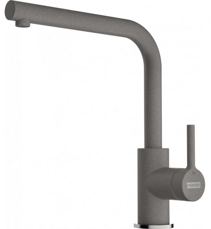 Змішувач для кухні Franke Lina L Shape, довж.виливу - 212мм, поворотний, 1важіль, сірий камінь