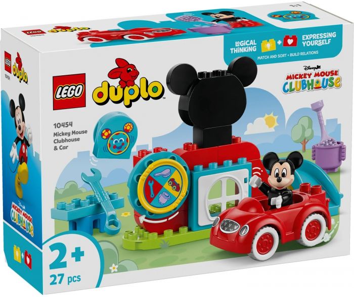 Конструктор LEGO DUPLO Disney Міккі Маус: Клубний будинок і автомобіль