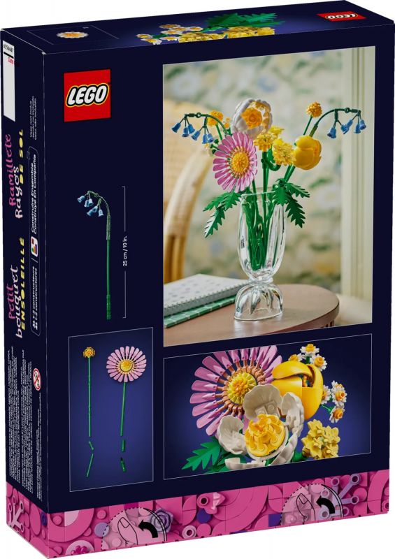 Конструктор LEGO Botanicals Мініатюрний сонячний букет