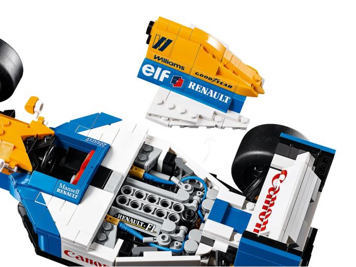Конструктор LEGO Icons Williams Racing FW14B і Найджел Менселл