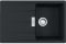 Мийка кухонна Franke Centro, фраграніт, прямокутник, з крилом, 780х500х200мм, чаша - 1, накладна, CNG 611-78, чорний матовий
