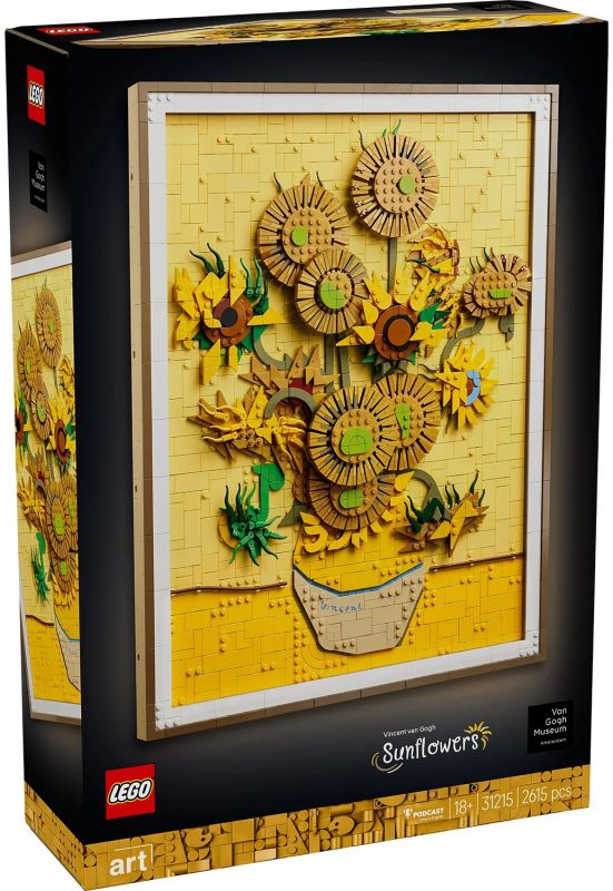 Конструктор LEGO ART Vincent van Gogh — Соняшники