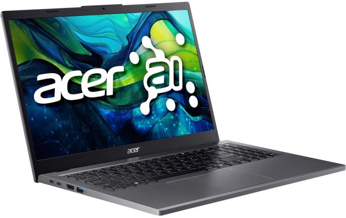Ноутбук Acer Aspire 15 A15-61M 15.6" FHD IPS, AMD R5-8640HS, 16GB, F512GB, UMA, Lin, сірий